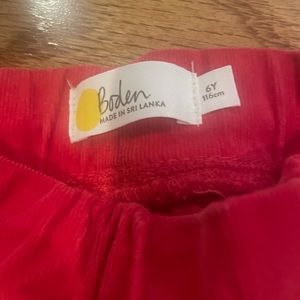 Girls Mini Boden pants. Size 6. Worn once.